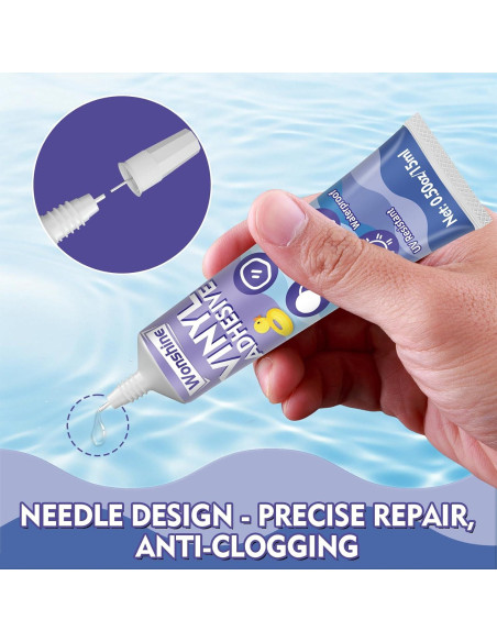 Kit de Parche para Piscina y Colchón Inflable Wonshine 15ml