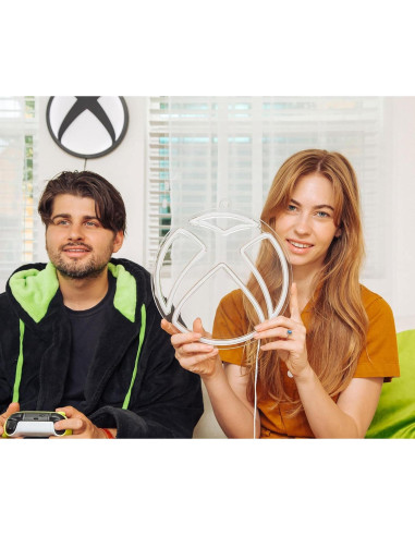 Luz de Pared LED Neón Xbox 25.4 cm con Cable USB