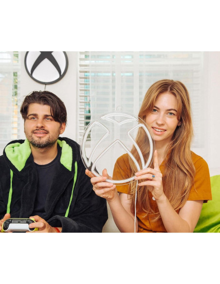 Luz de Pared LED Neón Xbox 25.4 cm con Cable USB