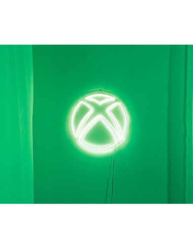 Luz de Pared LED Neón Xbox 25.4 cm con Cable USB