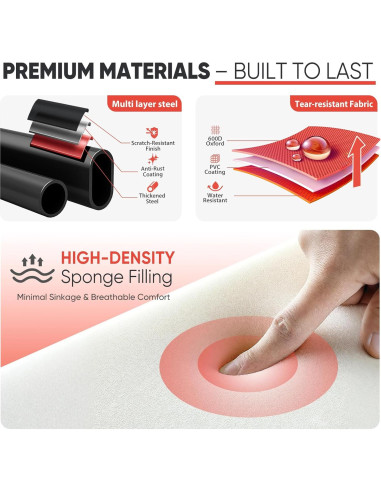 Asiento Plegable Acolchado Sekey para Estadio con Respaldo 46.7 cm