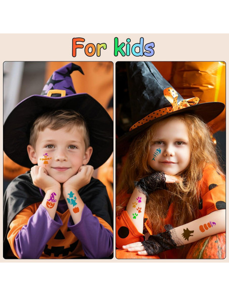 135 Plantillas Tatuajes Temporales Halloween Metuu - Reutilizables