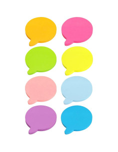 Notas Adhesivas SIMONA Burbuja 8 Colores 75 Hojas 7.62cm 2