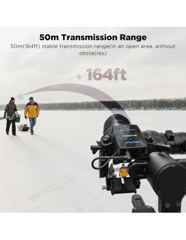 Micrófono Lavalier Inalámbrico UHF Sevenoak K7 50m 48 Canales