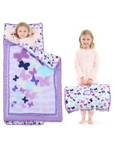 Esteras para Siesta UOMNY Niñas Morado 135x53 cm con Almohada
