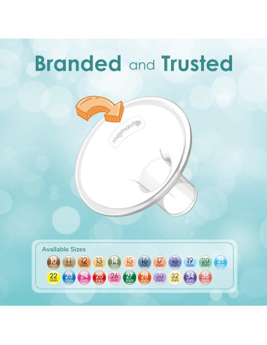 Escudos Maymom MyFit 13mm para Bomba Spectra - 2 Unidades