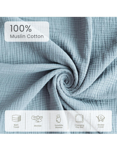 Toallas de Bebé con Capucha Konssy 2-Pack 100% Algodón 76.2x76.2cm