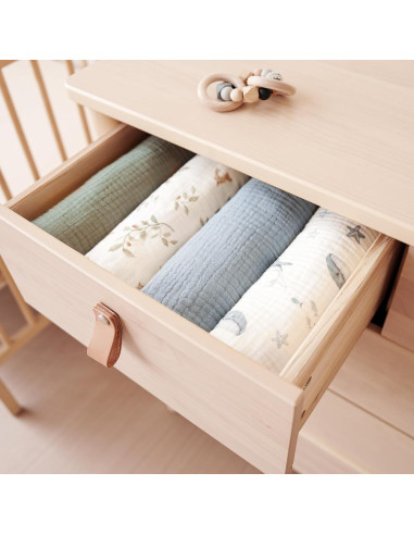 Toallas de Bebé con Capucha Konssy 2-Pack 100% Algodón 76.2x76.2cm