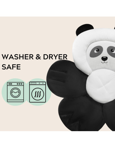 Almohadilla de Baño para Bebés PandaEar - Asiento Suave Negro