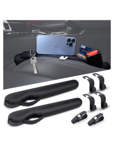 Relleno Espacio entre Asientos FreshJyney FJ01 Negro Universal