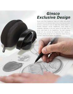 Funda Dura Ginsco para Auriculares Beats Solo 2/3/4 - Negro 2