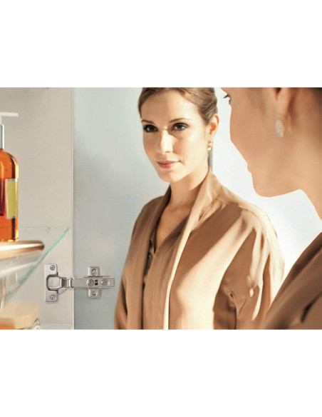 Bisagras Ocultas de Gabinete Luokim 2 Piezas Cierre Suave 105