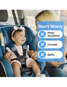 Protector de Asiento de Auto Diaboloro Piddle Pad Negro 2