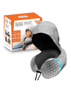 Cojín de Viaje con Capucha BLACK+DECKER Espuma Viscoelástica