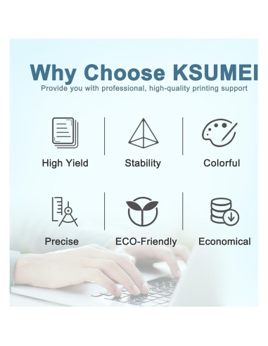 Kit de recarga de tinta universal KSUMEI 3 x 100 ml Negro