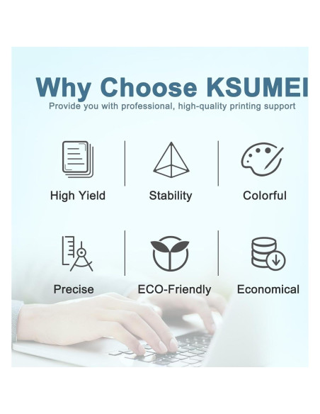 Kit de recarga de tinta universal KSUMEI 3 x 100 ml Negro