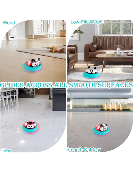 Pelota de Fútbol Flotante LED Coco Elf Mariquita 19cm