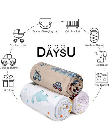 Manta de Bebé DíasU Micro Terciopelo Elefante Rosa 76x102 cm