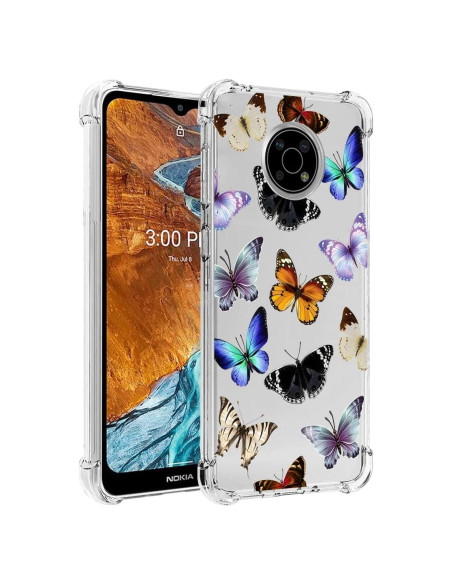Funda protectora TPU para Nokia G300 5G - Mariposa Colorida