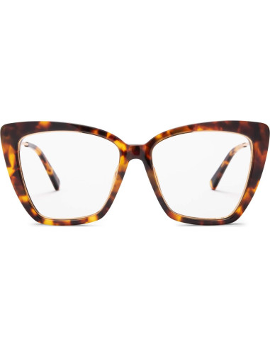 Gafas de Sol DIFF Becky IV Tortuga Ámbar con Bloqueo Luz Azul