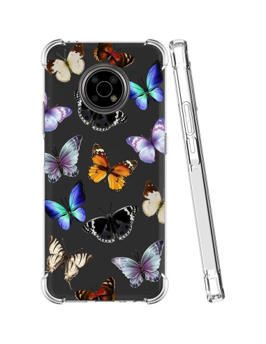 Funda protectora TPU para Nokia G300 5G - Mariposa Colorida