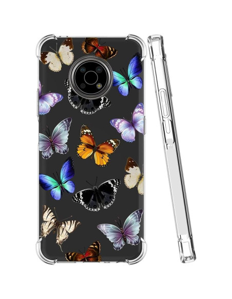 Funda protectora TPU para Nokia G300 5G - Mariposa Colorida