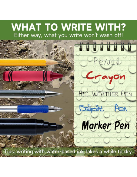 Cuaderno Espiral Impermeable Yamadura Verde 3x5" 5 Piezas Cuaderno Espiral Impermeable Yamadura Verde 3x5" 5 Piezas