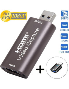 Tarjeta de Captura HDMI a USB 4K Genérico 30FPS HD 1080P 2
