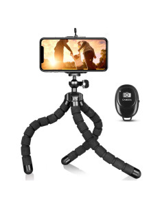 Soporte de trípode mini flexible KAMISAFE con control remoto