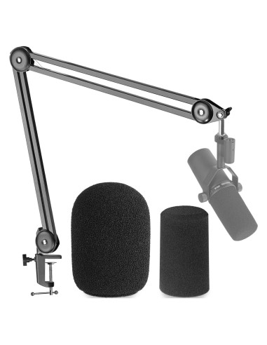Brazo de Boom para Micrófono YOUSHARES con Filtro Pop y Soporte