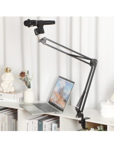 Soporte de Micrófono Leinuosen 2 Pcs con Abrazadera 89 cm 2