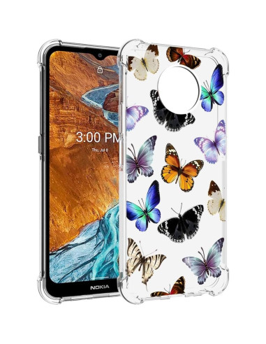 Funda protectora TPU para Nokia G300 5G - Mariposa Colorida
