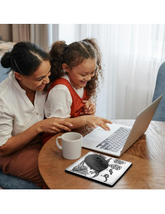 Alfombrilla para Ratón 3dRose Rana Vintage 20x20 cm 2