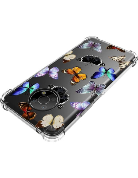 Funda protectora TPU para Nokia G300 5G - Mariposa Colorida