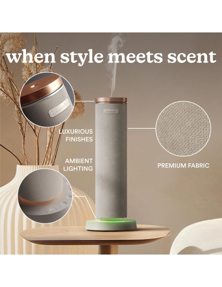Difusor Inalámbrico Homedics SereneScent Recargable 60ml