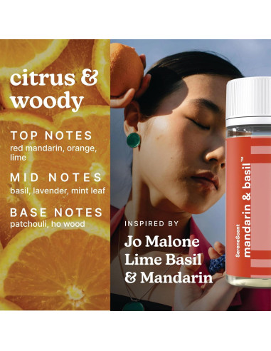 Difusor Inalámbrico Homedics SereneScent Recargable 60ml