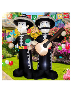 Inflable Gigante Mariachi LED 1.83m KITBONIS - Decoración Fiesta