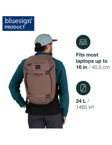 Mochila de Bicicleta Osprey Metron 24L Negra Impermeable