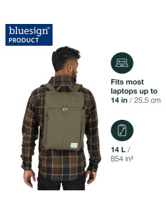 Mochila Osprey Arcane Flap Pack Negra 14L para Laptop 16" 2