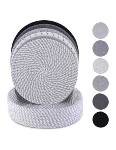 Trivetes Redondos Numyew 20.32 cm Resistentes al Calor 6 Pzas