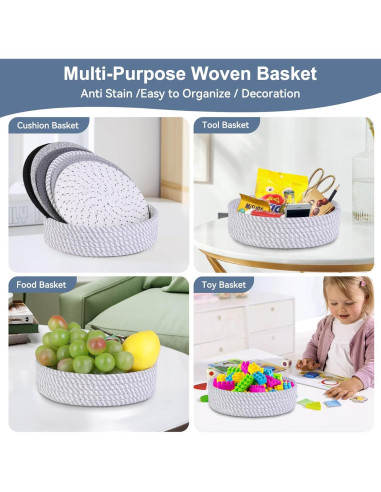 Trivetes Redondos Numyew 20.32 cm Resistentes al Calor 6 Pzas