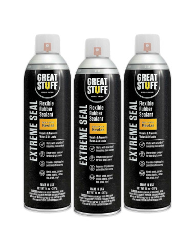 Sellador de Goma Flexible Gran Sello 3-Pack Transparente 397g