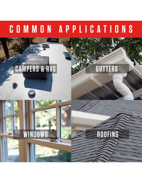 Sellador de Goma Flexible Gran Sello 3-Pack Transparente 397g