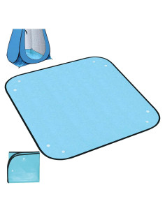 Alfombrilla para tienda de ducha Wenfan 100x100 cm antideslizante