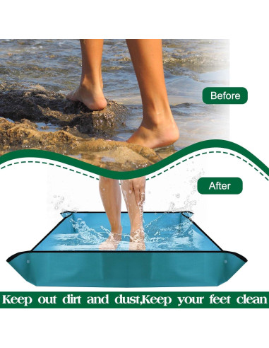 Alfombrilla para tienda de ducha Wenfan 100x100 cm antideslizante