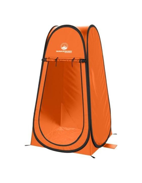Carpa de Ducha Portátil Wakeman Naranja 1.01x1.01m