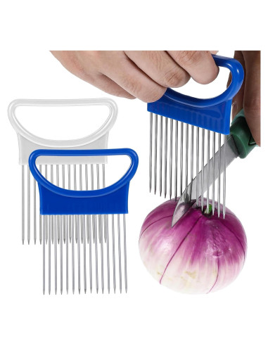 Cortador de Cebolla Quilax 2 Piezas Acero Inoxidable 10.9x7.9cm