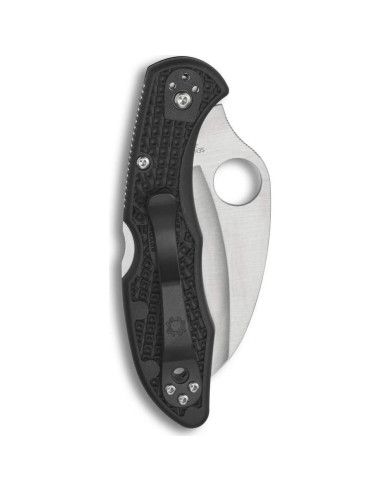 Cuchillo Spyderco Tasman Salt 2 H-1 7.62 cm Mango FRN Negro