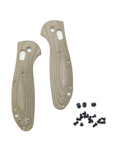 Mangos de Micarta Beige para Cuchillo Benchmade Mini Griptilian