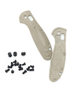 Mangos de Micarta Beige para Cuchillo Benchmade Mini Griptilian 2